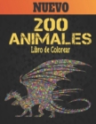 Image for Animales Libro de Colorear : Disenos de animales para aliviar el estres 200 disenos de animales con leones, dragones, mariposas, elefantes, buhos, caballos, perros, gatos y tigres Patrones de animales