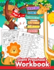 Image for Giant Preschool Workbook : Tracing letters and numbers for preschool, Learning to write for, age 3 and up workbooks for Pre K, Kindergarten and Kids