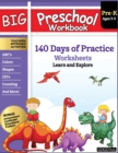 Image for Big Preschool Workbook : Ages 2-5, 140+ Worksheets of PreK Learning Activities, Fun Homeschool Curriculum, Help Pre K Kids Math, Counting, Alphabet, Colors, Size &amp; Shape, 2-4 Dinosaur Kindergarten Pre
