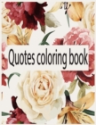 Image for Quotes coloring book