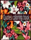 Image for Quotes coloring book