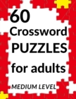 Image for 60 crossword puzzles for adults medium level