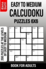 Image for Easy to Medium Calcudoku Puzzles 6x6 Book for Adults