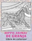 Image for Hippie Animal de granja - Libro de colorear - Yak, cerdo, conejo, caballo y mas