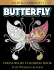 Image for Butterfly Stress Relief Coloring Book for Women &amp; Men : Relaxation Coloring Book
