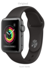 Image for Original : Apple Watch Series 3 (GPS, 38mm) - Space Gray Aluminum Case with Black Sport Band-&amp;-Guide