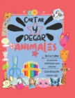 Image for CorTar Y PEGAR animales, De 3 a 7 anos, Excelentes habilidades para colorear, Coordinacion mano-ojo