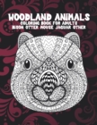 Image for Woodland Animals - Coloring Book for adults - Bison, Otter, Mouse, Jaguar, other