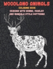 Image for Woodland Animals - Coloring Book - Designs with Henna, Paisley and Mandala Style Patterns