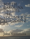 Image for South Carolina 1780 [1775-1784] Volume 2-L Through Z