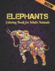 Image for Coloring Book for Adults Animals Elephants : 50 One Sided Elephant Designs Coloring Book Elephants Stress Relieving100 Page Elephants Coloring Book for Stress Relief and Relaxation Elephants Coloring 