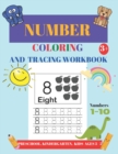 Image for Number Coloring and Tracing Workbook