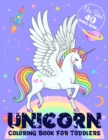 Image for Unicorn Coloring Book for Toddlers : Cute Unicorn Coloring Book for Toddlers 2-4, 4-8 Ages