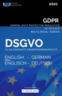 Image for DSGVO Englisch-Deutsch - EU Datenschutz-Grundverordnung (2021)