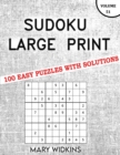 Image for Sudoku Large Print 100 Easy Puzzles With Solutions