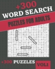 Image for +300 word search puzzles for adults