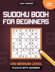 Image for Large Print Sudoku Book For Beginners 100 Medium Level Puzzles With Answers