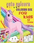Image for cute unicorn coloring book for kids 3_8 years