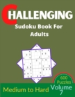Image for Challenging Sudoku Book for Adults Volume 7
