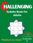Image for Challenging Sudoku Book for Adults Volume 9