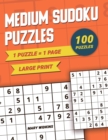 Image for Medium Sudoku Puzzles Large Print 1 Puzzle - 1 Page : 100 Classic Puzzles For Everyday Brain Training