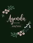 Image for Agenda 2021/2022 semana vista : Planificador ANUAL 2021 2022 grande con horas /espanol - verde - 13 meses - Planificadora diaria y mensual, calendario