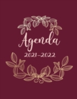 Image for Agenda 2021/2022 : Planificador ANUAL 2021 2022 grande con horas /semana vista - espanol -roja - 13 meses - Planificadora diaria y mensual, calendario