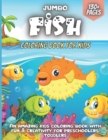 Image for Jumbo Fish Coloring Book For Kids : Fantastic Gift For Boys &amp; Girls, Ages 4-8 (Kids Coloring Activity Books)