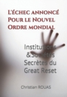 Image for Institutions &amp; Societes secretes du Great Reset