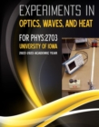 Image for Experiments in Optics, Waves, and Heat for PHYS: 2703