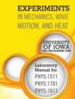 Image for Experiments in Mechanics, Wave Motion, and Heat Laboratory Manual for PHYS
