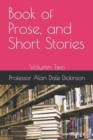Image for Book of Prose, and Short Stories II