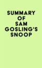 Image for Summary of Sam Gosling&#39;s Snoop