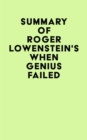 Image for Summary of Roger Lowenstein&#39;s When Genius Failed