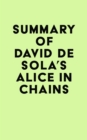 Image for Summary of David de Sola&#39;s Alice in Chains
