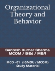 Image for Organizational Theory and Behavior
