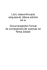 Image for Documentacion Formal Enciclopedica de composicion de poemas en rima Jotabe