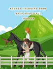 Image for Adults Coloring Book With Beautiful Horses