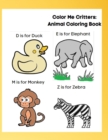 Image for Coloring Me Critters : Animal Coloring Book