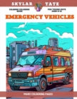 Image for Calming Coloring Book for young boys Ages 6-12 - Emergency vehicles - Many colouring pages