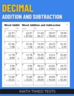 Image for Math Timed Tests : Decimal Addition and Subtraction