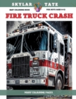 Image for Easy Coloring Book for boys Ages 6-12 - Fire truck crash - Many colouring pages