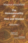 Image for The Homosexuality of Men and Women : Volume I Chapters 1-18 of 39 Chapters
