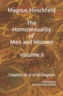 Image for The Homosexuality of Men and Women : Volume II Chapters 19-32 of 39 Chapters