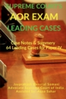 Image for Supreme Court&#39;s AOR Exam- Leading Cases : Case Notes &amp; Summery of 64 Leading Cases for Paper IV