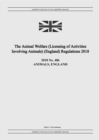 Image for The Animal Welfare (Licensing of Activities Involving Animals) (England) Regulations 2018