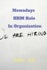 Image for Nowadays HRM Role in Organization