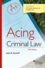 Image for Acing Criminal Law : A Checklist Approach to Criminal Law
