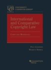 Image for International and Comparative Copyright Law : Cases and Materials