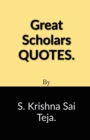 Image for Great Scholars Quotes